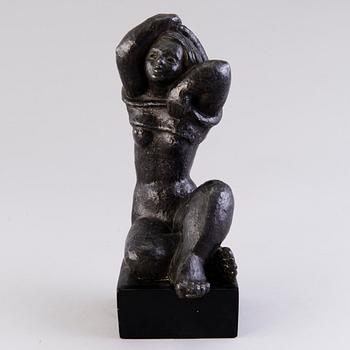 HEIKKI HÄIVÄOJA, veistos, pronssia, signeerattu.