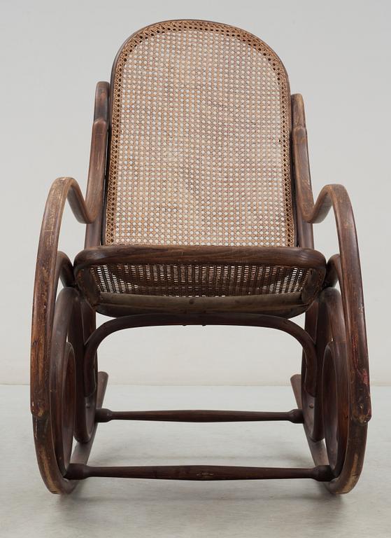 GUNGSTOL, av Thonet-typ, sekelskiftet 1900.