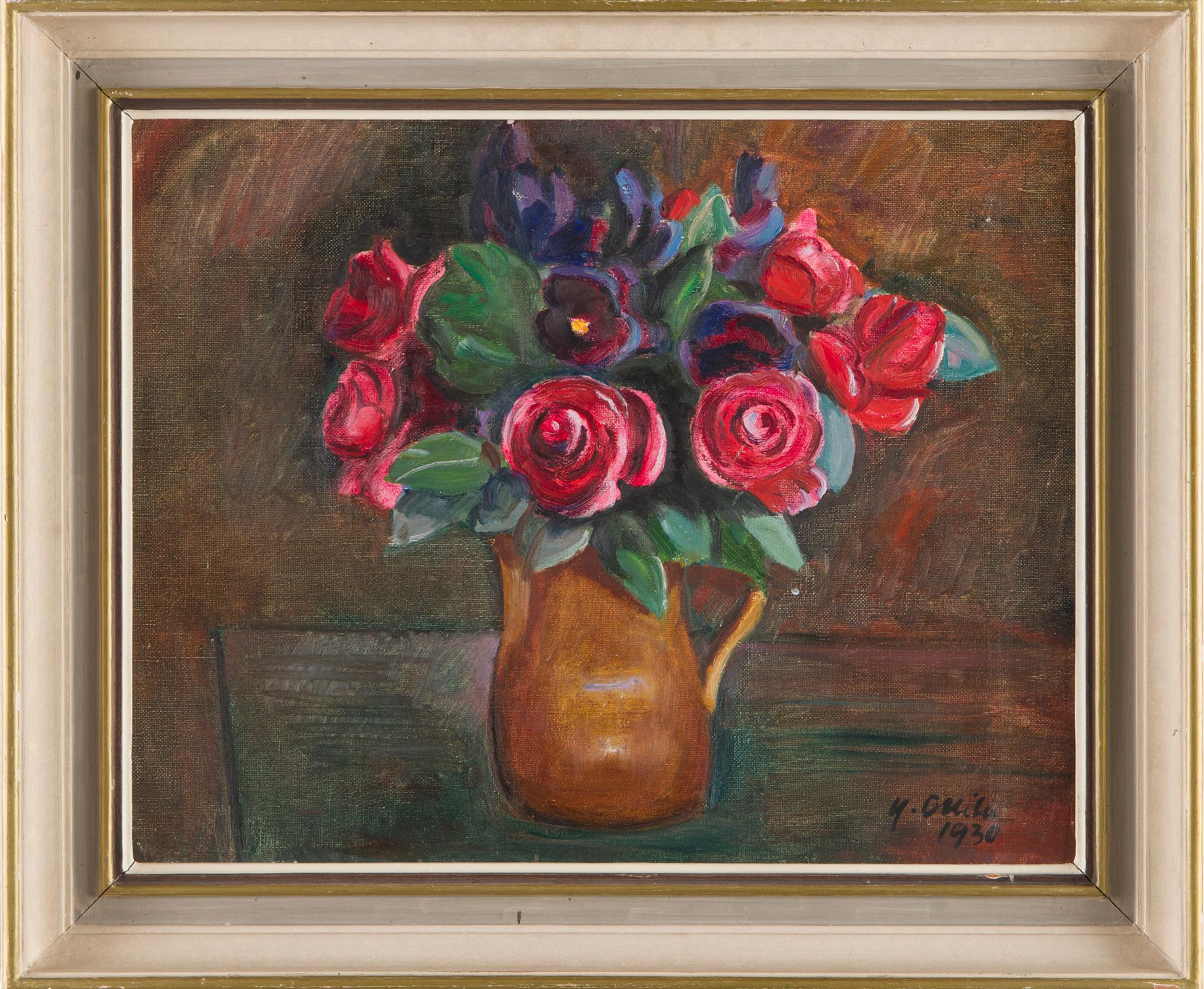 Yrjö Ollila, Blommor i vas.