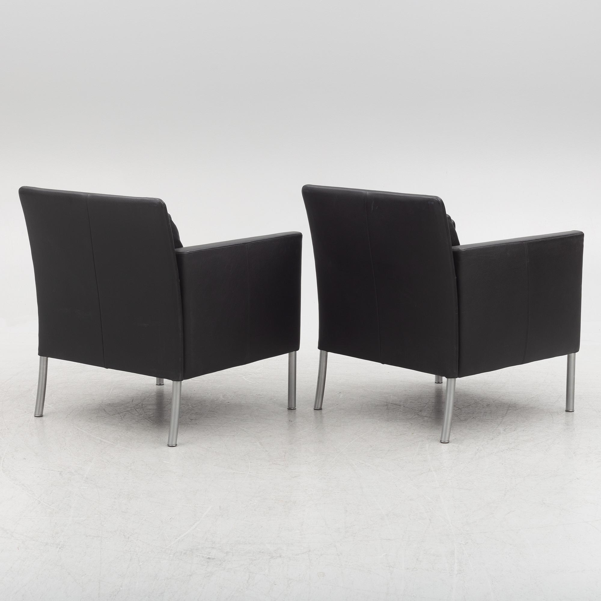 Walter Knoll, a pair of armchairs, 'Jason 391'.