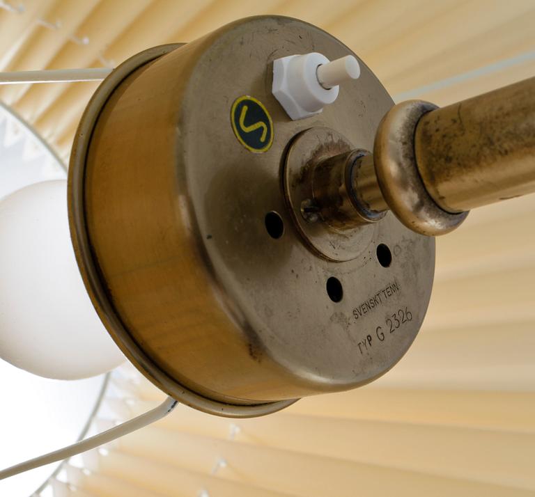 GOLVLAMPA, mässing, "2326", Josef Frank, Firma Svenskt Tenn.