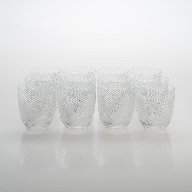 Kaj Franck, Twelve 'Virve' drinking glasses for Nuutajärvi Notsjö.