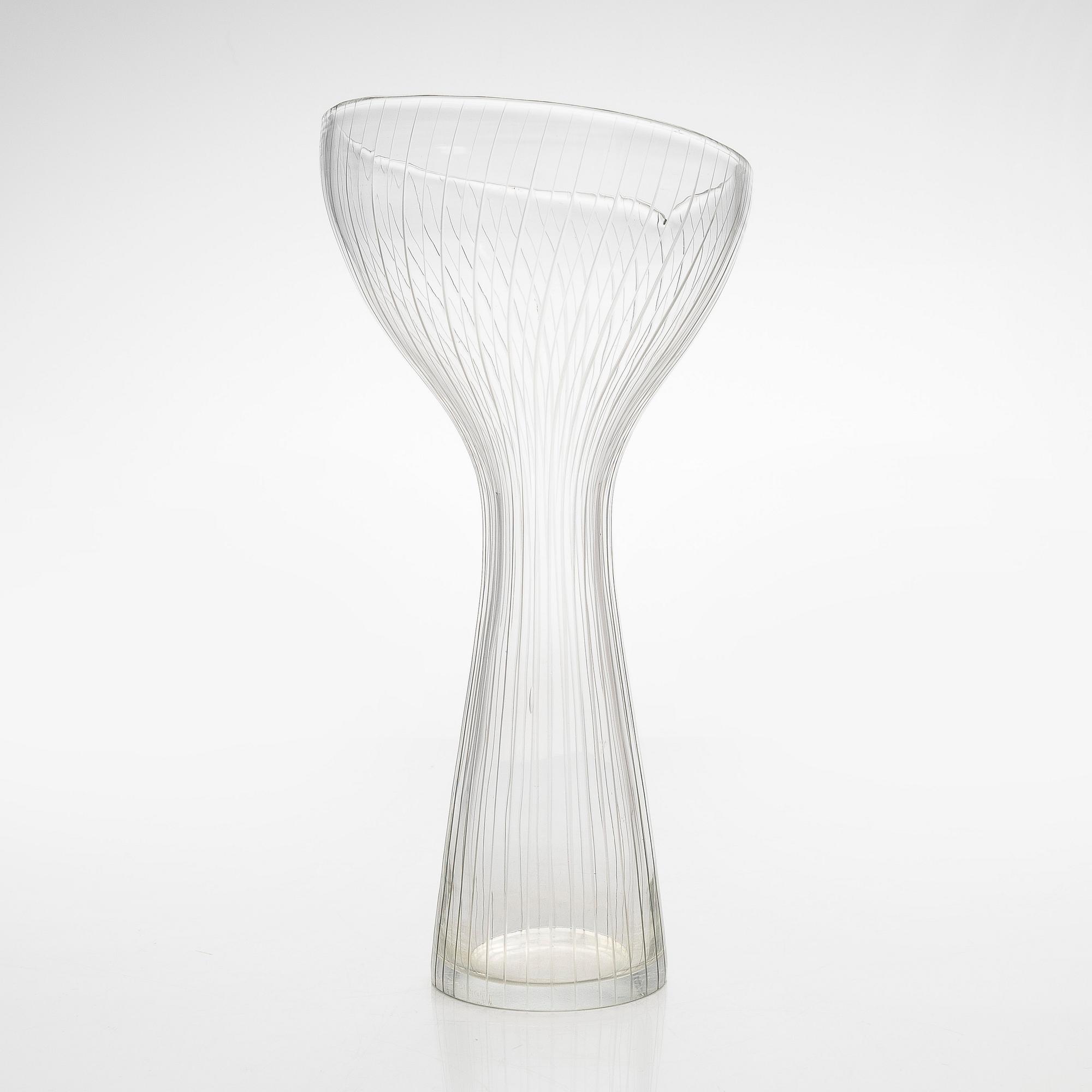 Tapio Wirkkala, vas, modell 3520, signerad Tapio Wirkkala Iittala -54.