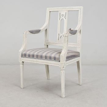 KARMSTOL, gustaviansk, Lindome, 1800-talets början.