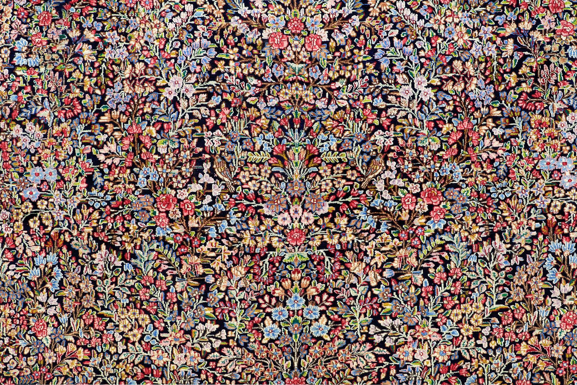 A CARPET, Kirman, ca 405 x 308 cm.