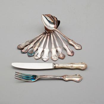 BESTICK, 11 delar, silver, Mema, 1970-tal. Vikt ca 385 gram.
