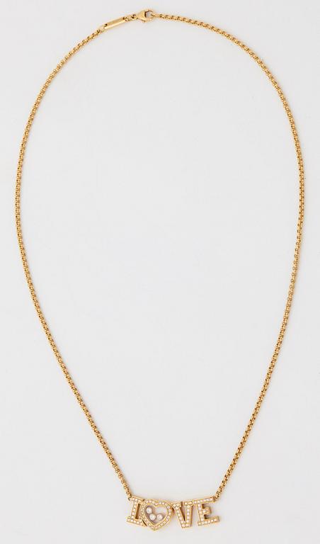 Chopard collier "Happy Diamonds Love".