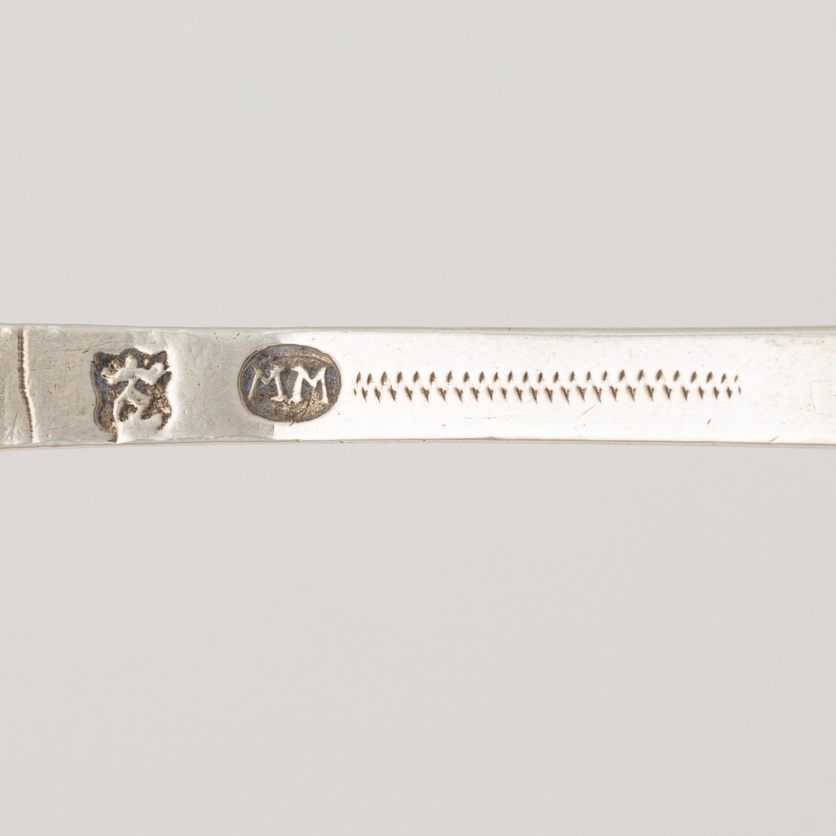 A Swedish Silver Rat-Tail Spoon, mark of Magnus Myrman, Norrköping before 1735.