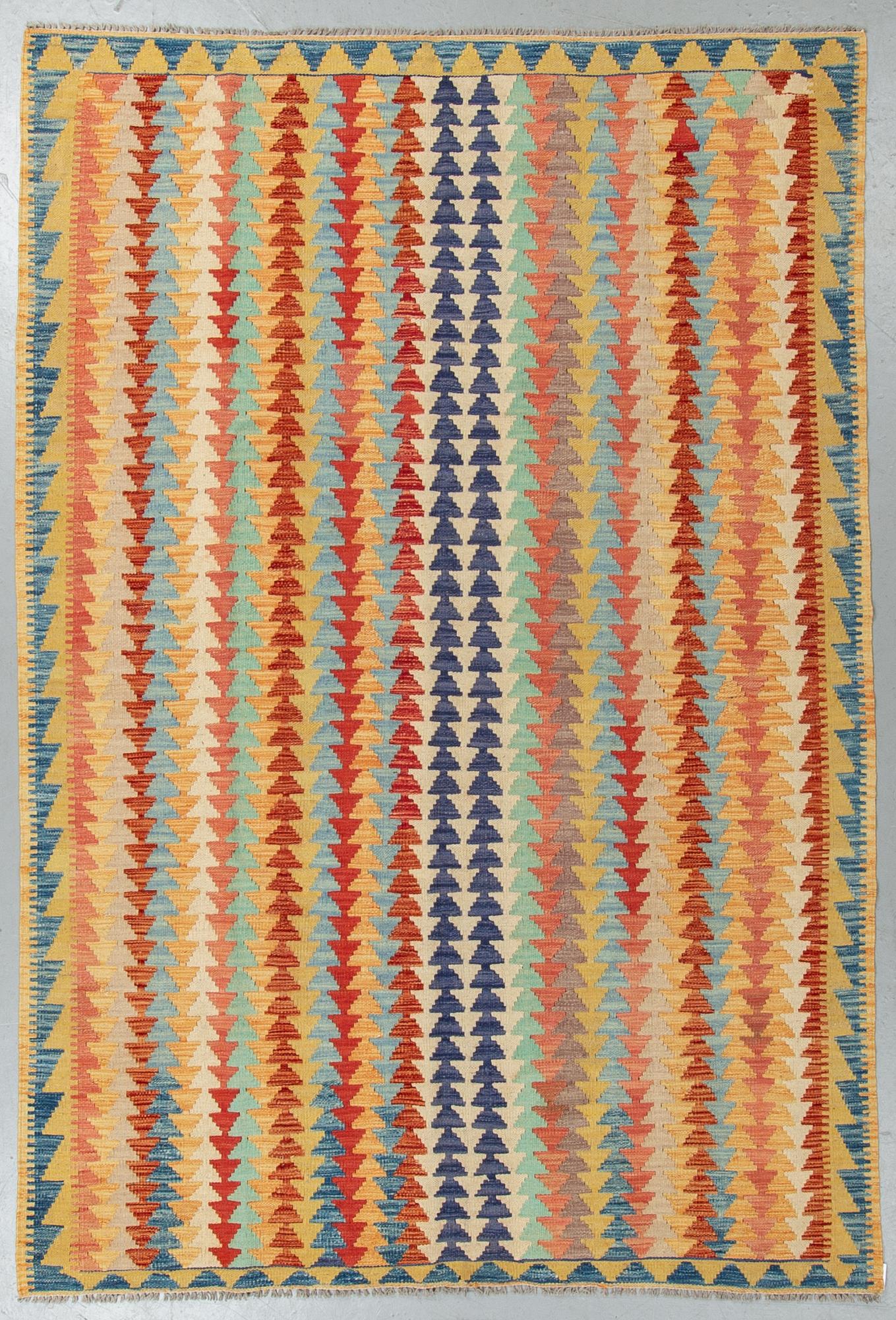A rug, kilim, ca 247 x 171 cm.