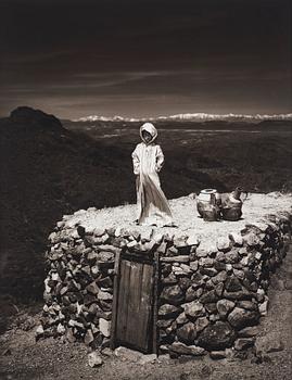 174. Albert Watson, "Hamid, Vendor of Minerals, Morocco", 1998.