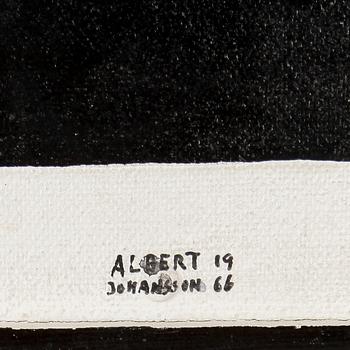 ALBERT JOHANSSON, blandteknik/collage, "Substitution V", 1966.