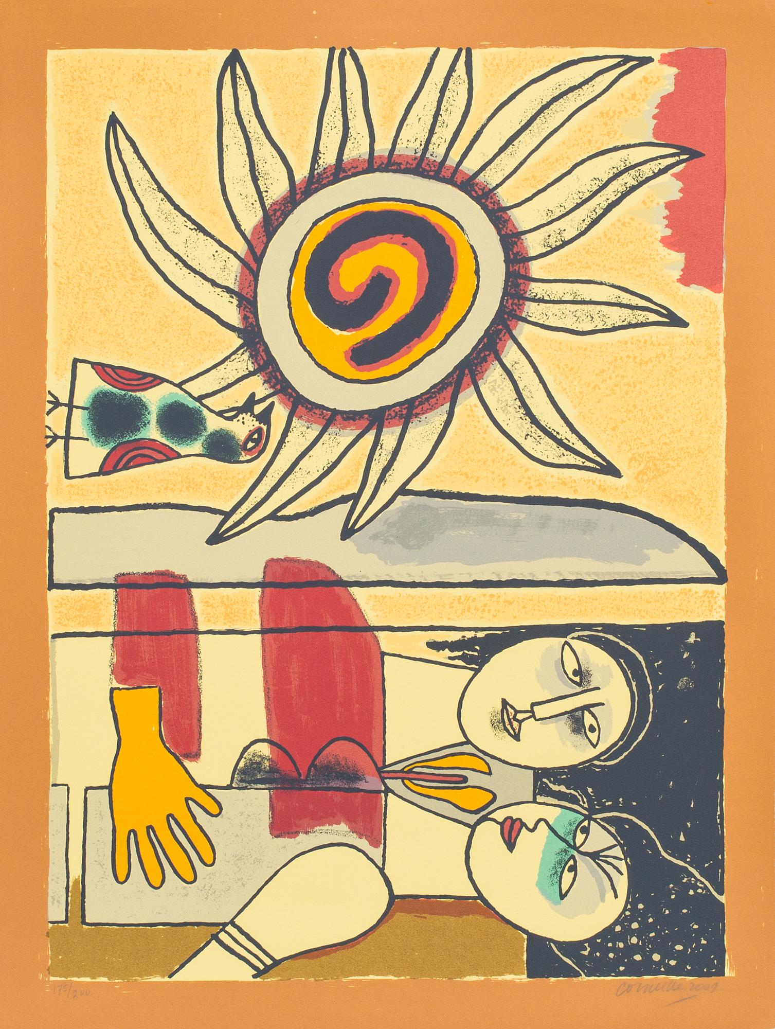 BEVERLOO CORNEILLE, färgserigrafi, signerad, numrerad 175/200 och daterad- 2009.