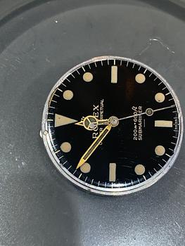 Rolex, Submariner, "Underline, Meters first, Gilt Dial", ca 1964.