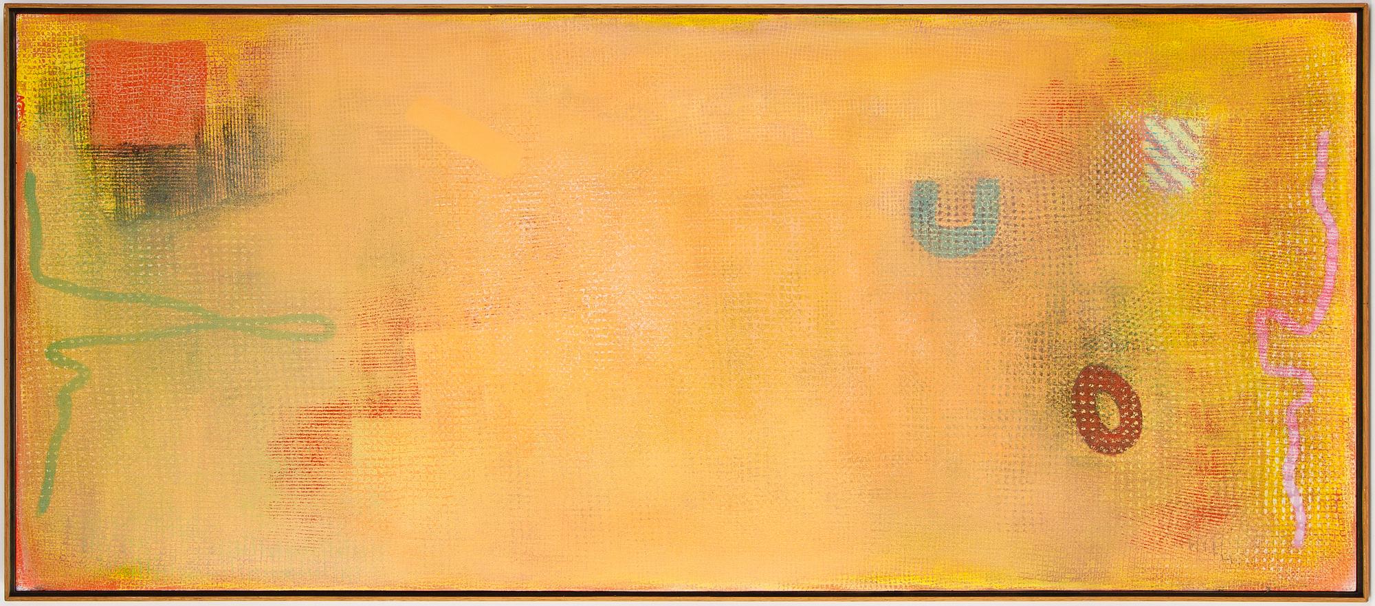 Robert Natkin, oil on canvas, staped and numbered verso.