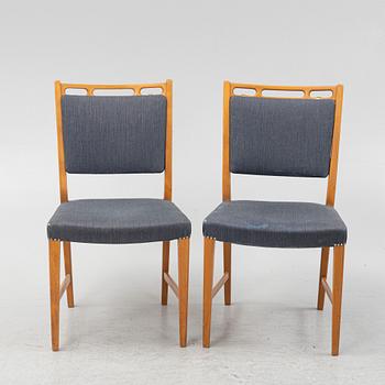 David Rosén, eight chairs from the 'Futura' series for Nordiska Kompaniet, model designed in 1949.