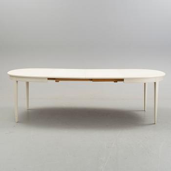 CARL MALMSTEN, 6 dining chairs and one table, Bodafors 1963.