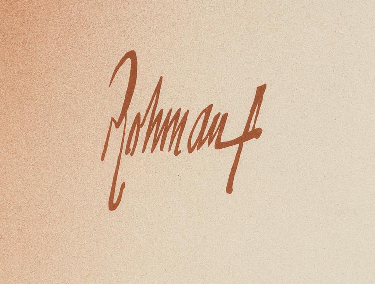 Eric Rohman, litografisk filmaffisch, "Charlie Chaplin Diktatorn", Ljunglöfs, Stockholm, 1945.