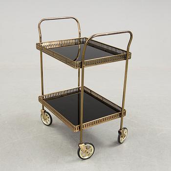 A serving trolley, second half of the 20th century.