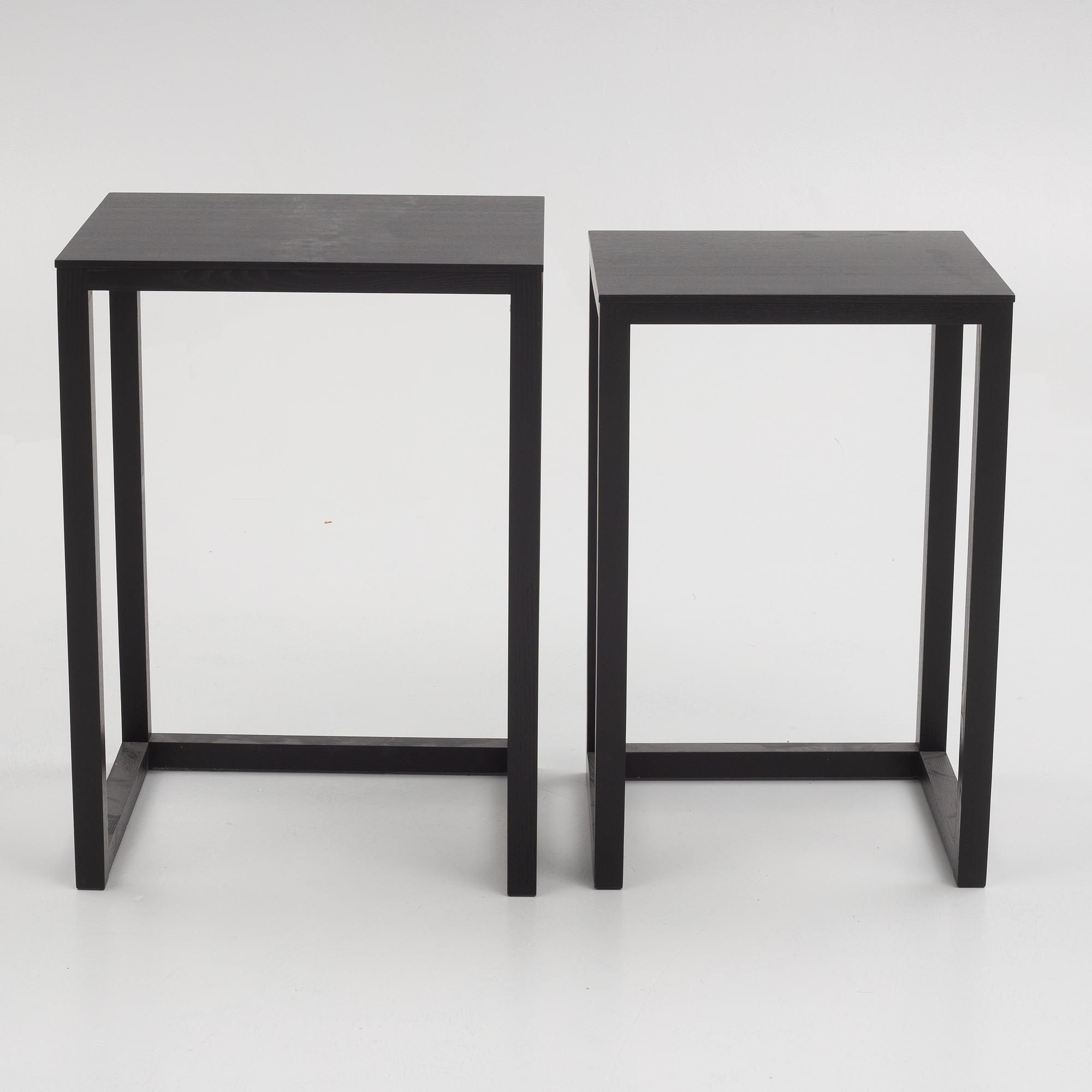 Josef Hoffmann, a nestng table, by Wittman.