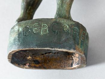 SIGGE BERGGREN, skulptur, brons, signerad.