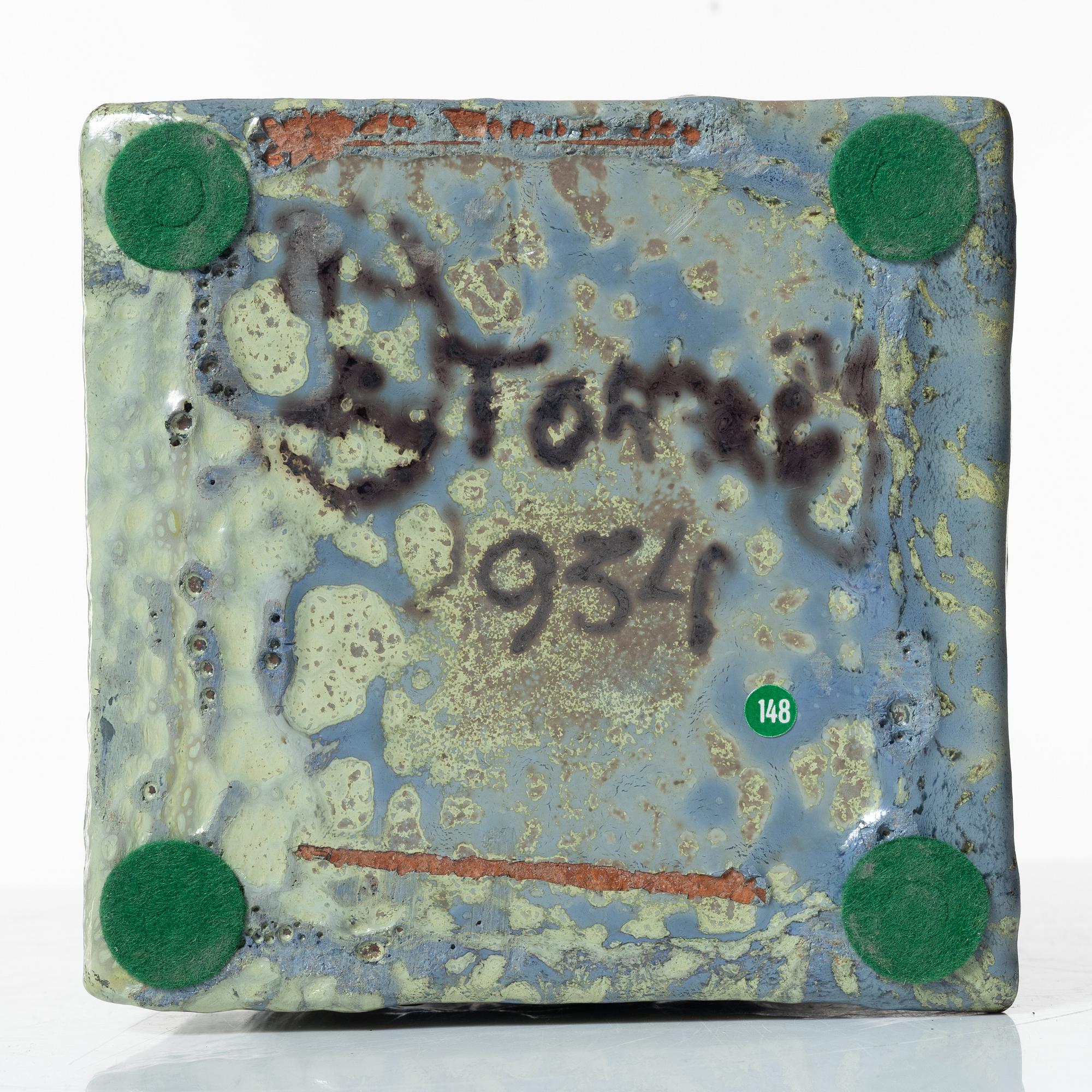 Allan Ebeling, tobaksburkar, 3 st, Bo Fajans 1920-tal och Torshälla 1934.