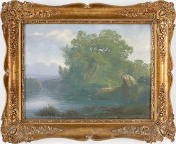 OKÄND KONSTNÄR, Gouache, otydligt signerad o daterad 1847.