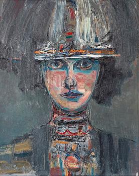 268. René Portocarrero, Portrait.