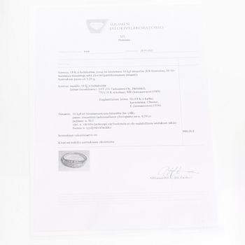 Ring, 18K guld och diamanter, England.