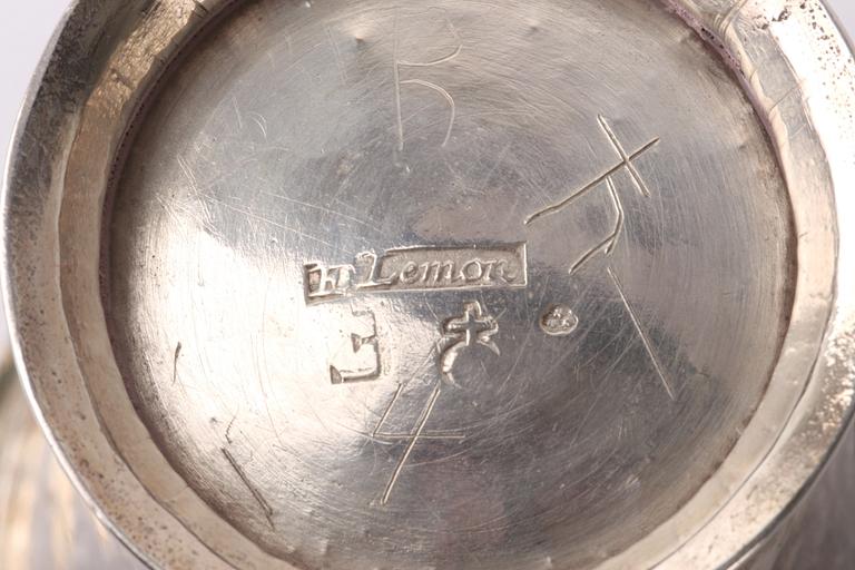 BÄGARE, silver, Erik Lemon, Uppsala (verksam 1761-1800).