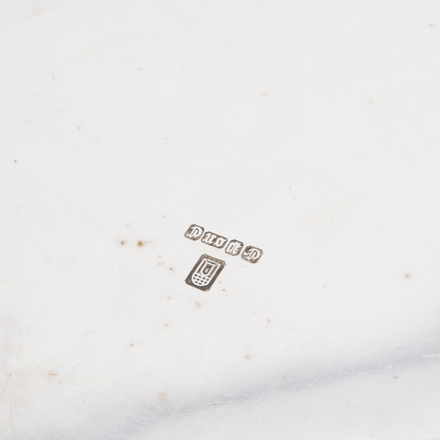 Trays 3 pcs, including England, silver-plated, first half of the 20th century.