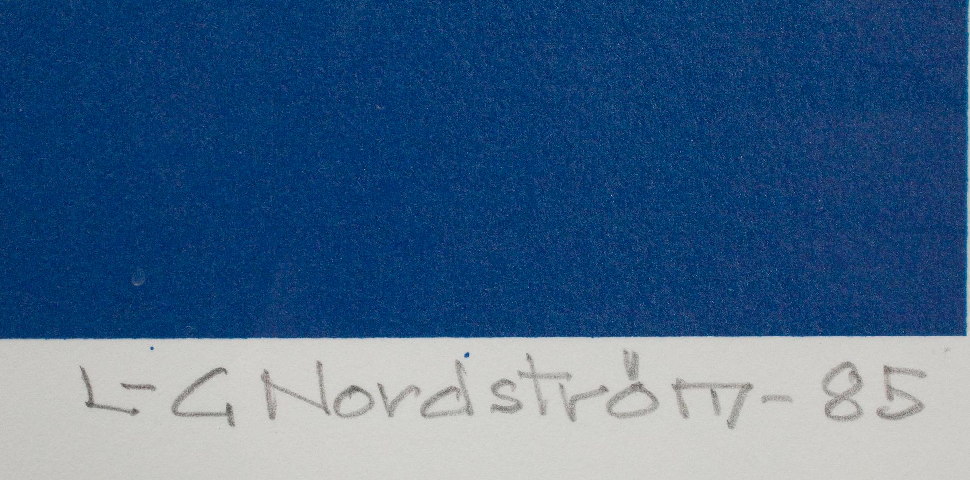 LARS GUNNAR NORDSTRÖM, serigrafi, signerad och daterad -85, numrerad 17/75.