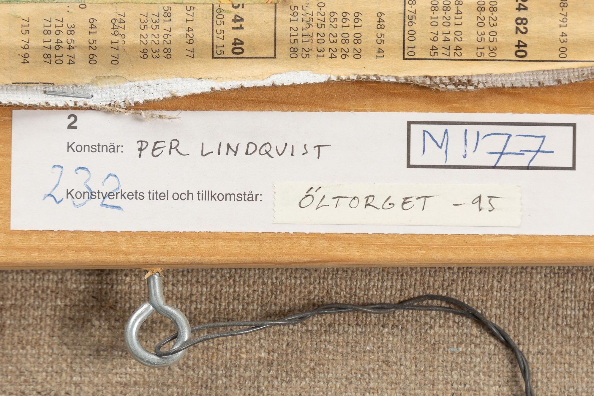 Per Lindqvist, "Öltorget".