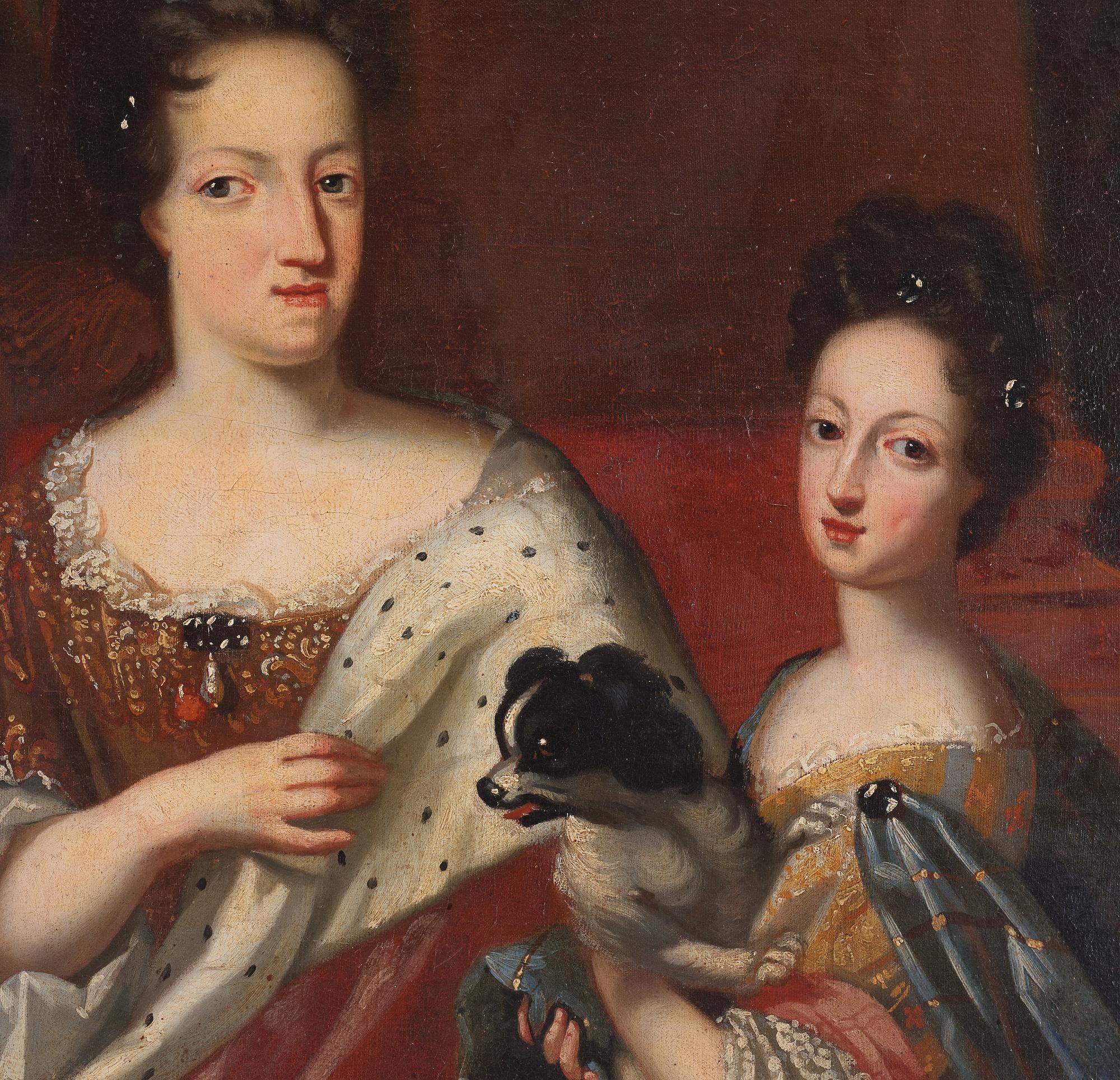 David Klöcker Ehrenstrahl Hans ateljé, Karl XI med familj.