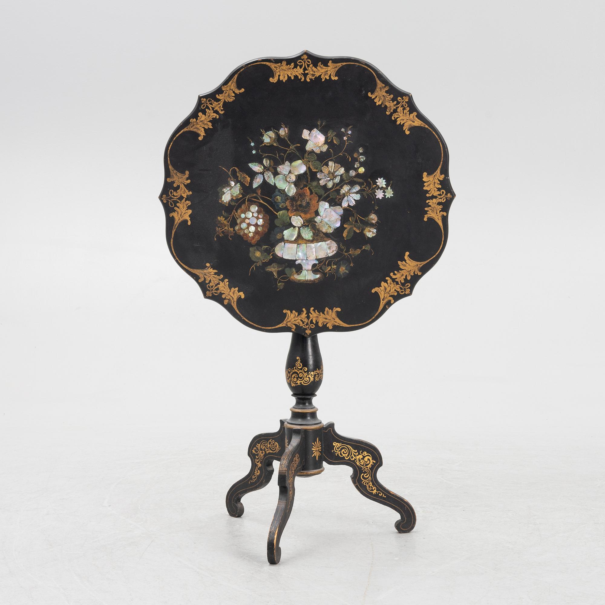 Fällbord, 1800-talets senare del.