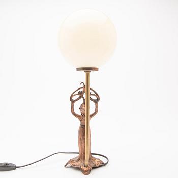 Table lamp, Art Nouveau style, 20th century.