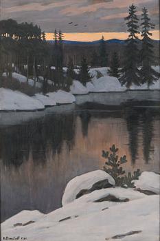 Väinö Blomstedt, Winter Evening.