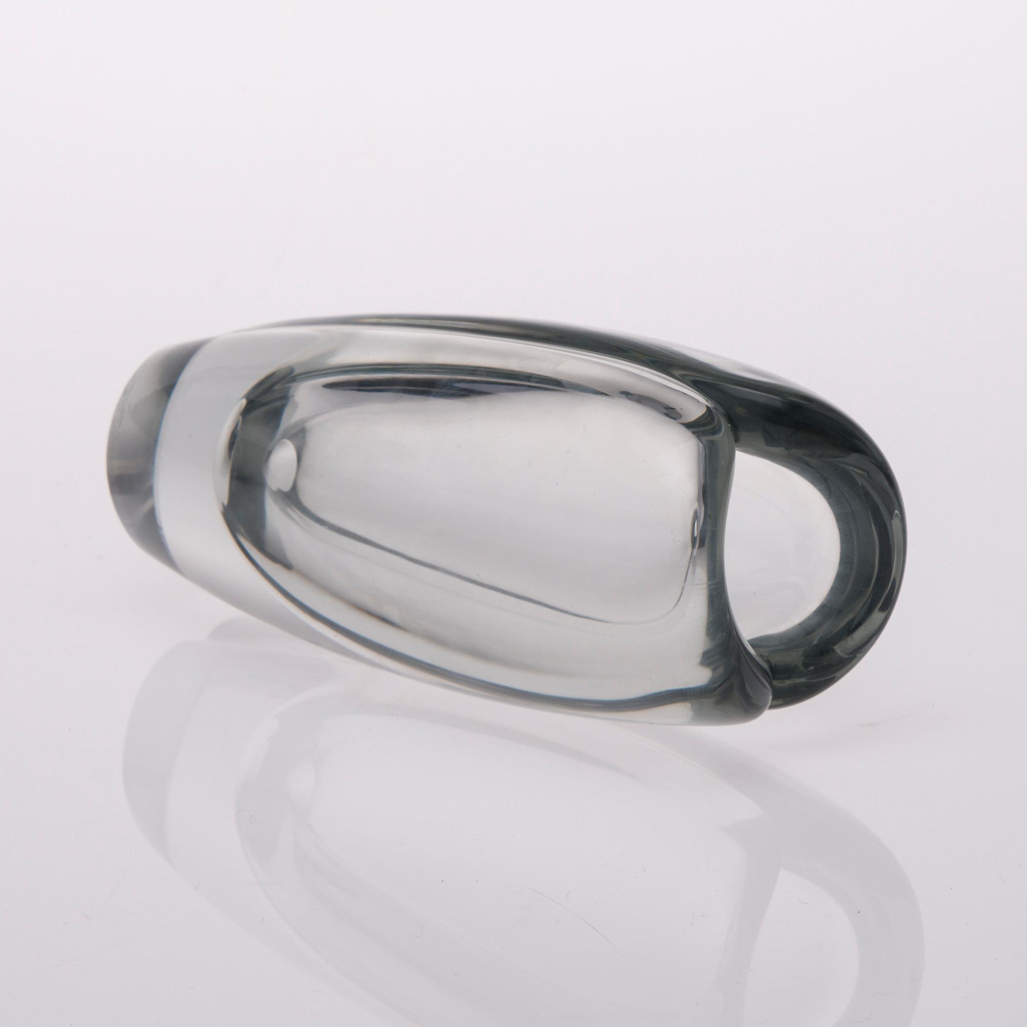 VAS, glas, signerad K. Franck Nuutajärvi Notsjö -58.