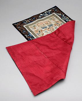 BRODERI, textil , Kina, sekelskiftet 1900.