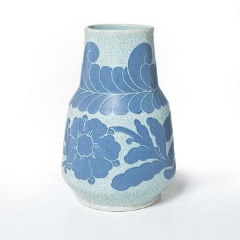Josef Ekberg, a creamware vase, Gustavsberg 1920.