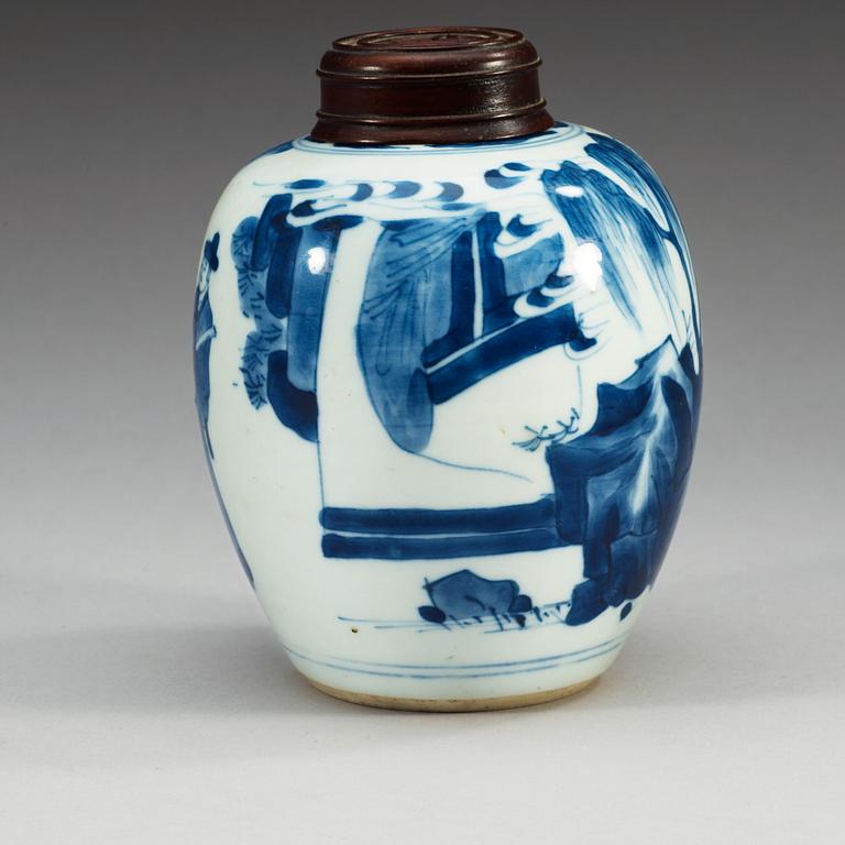 KRUKA, porslin. Qing dynastin, Kangxi (1662-1722).