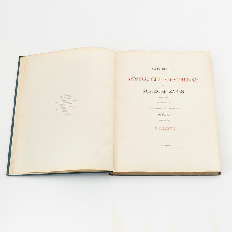 "Schwedische Königliche Geschenke an Russische Zaren" av F.R. Martin, Stockholm 1900.