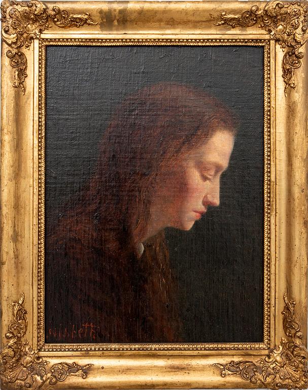 Unknown artist, portrait of a woman, 18th/19th century.