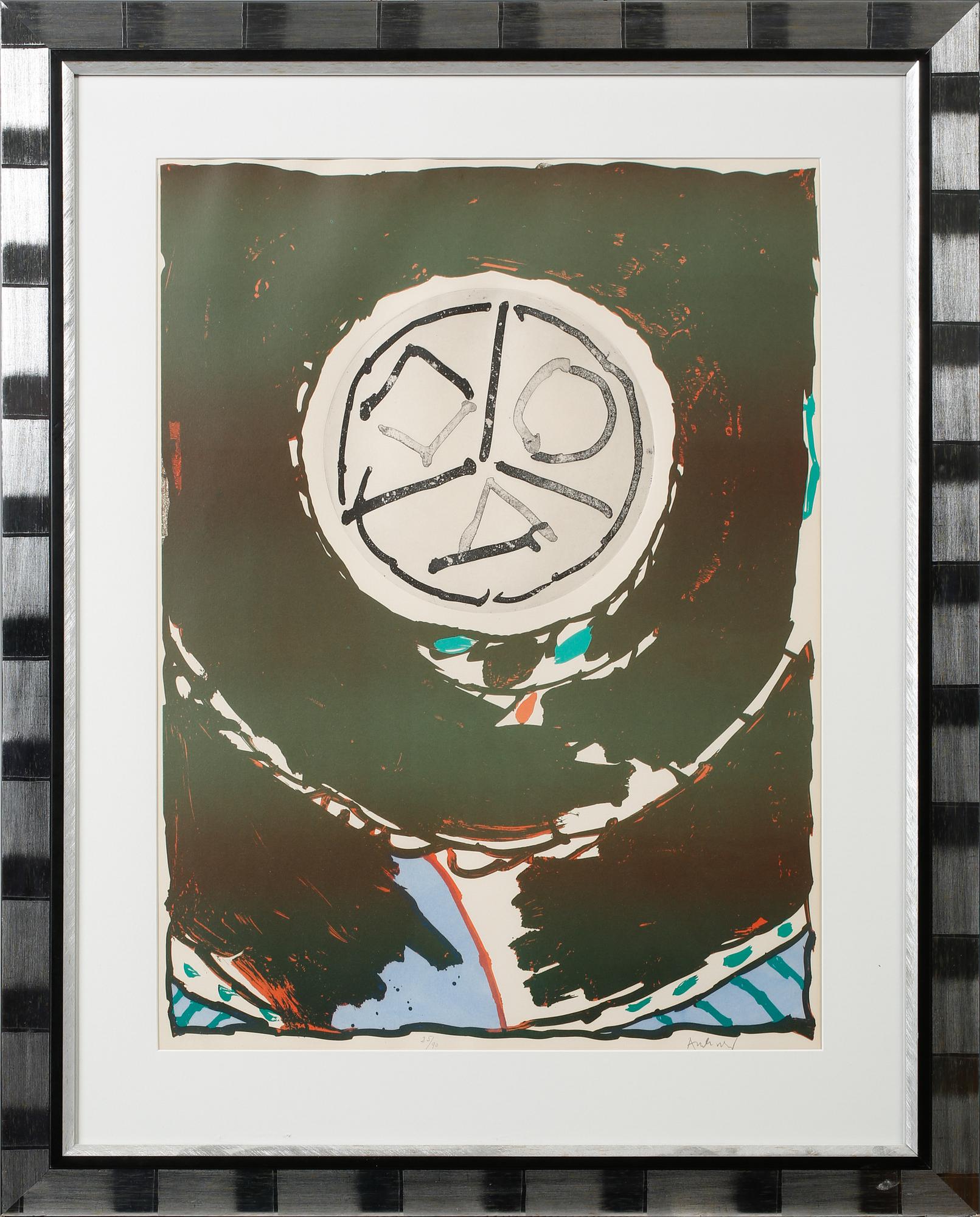 PIERRE ALECHINSKY, färglitografi, signerad och numrerad 25/90.