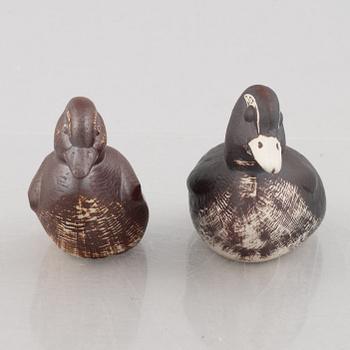 Paul Hoff, a set of seven stoneware figurines, Gustavsberg.
