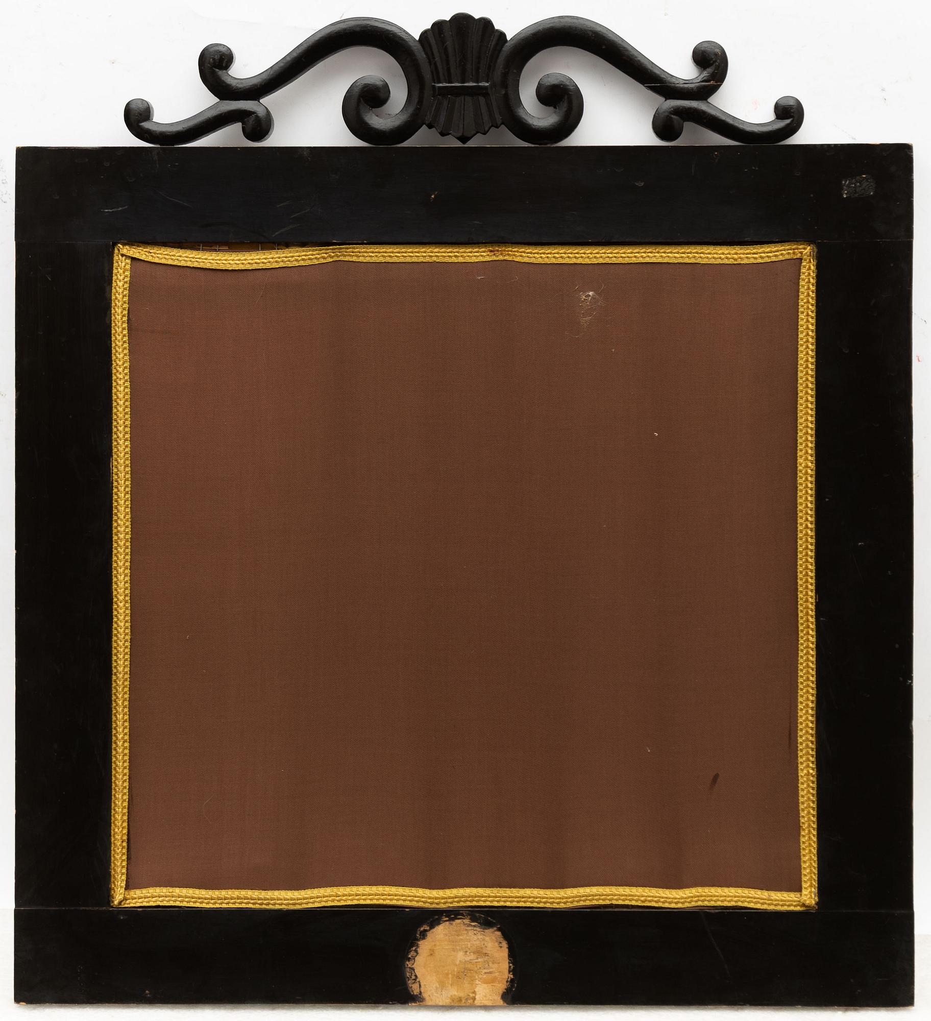 Silk embroidery, first half of the 19th century.
