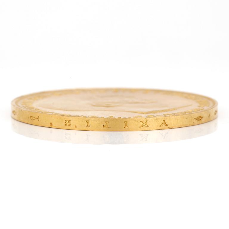 GULDMYNT, 100 Corona, Kejsarriket Österrike-Ungern, 1915. Vikt ca 33 gram.