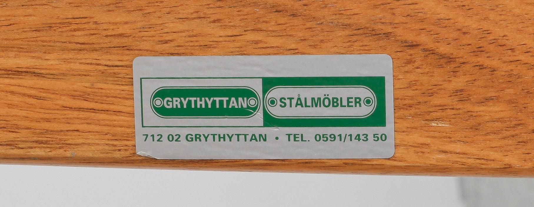 TRÄDGÅRDSSTOLAR / KLAPPSTOLAR, 4 st, "Bryggeristol",  Grythyttan,