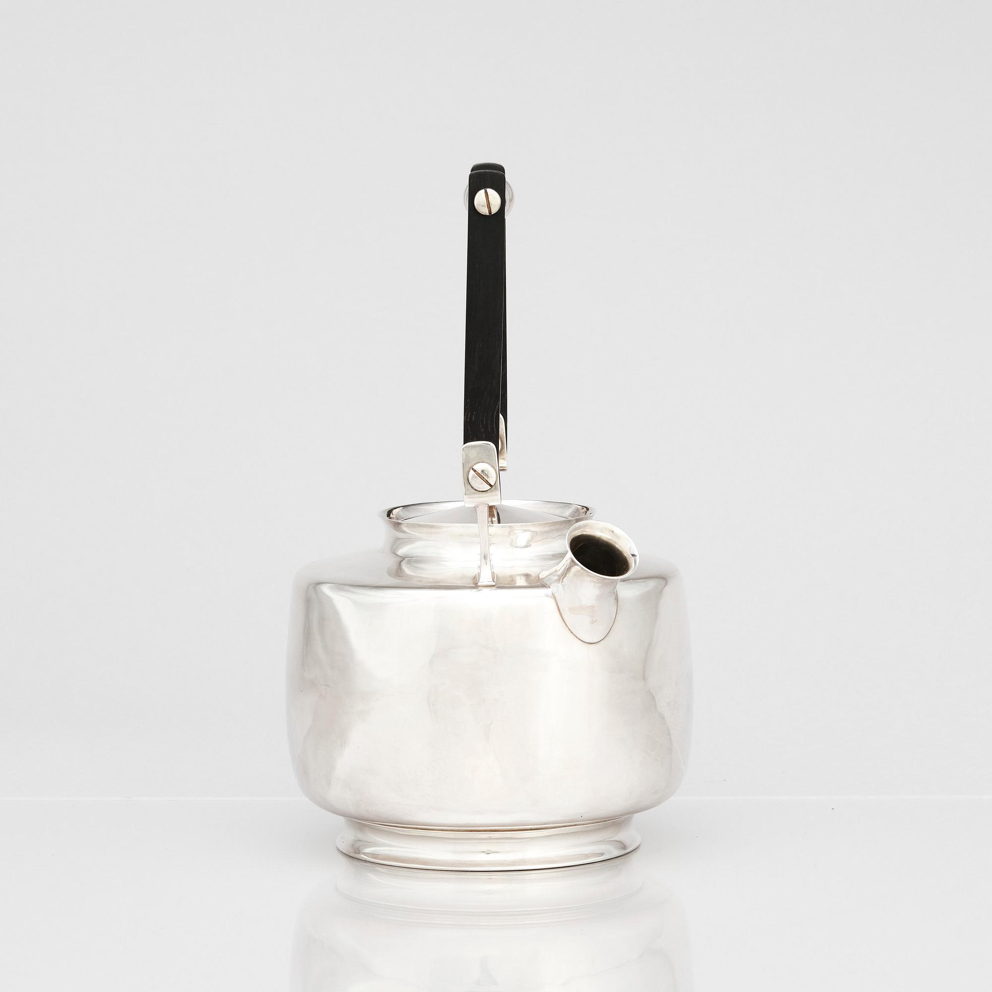 Claës Giertta, a sterling coffee pot, Stockholm 1970.
