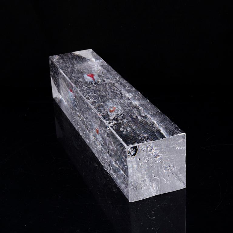 BERTIL VALLIEN, skulptur, glas, Kosta Boda, Studio edition 18/200.