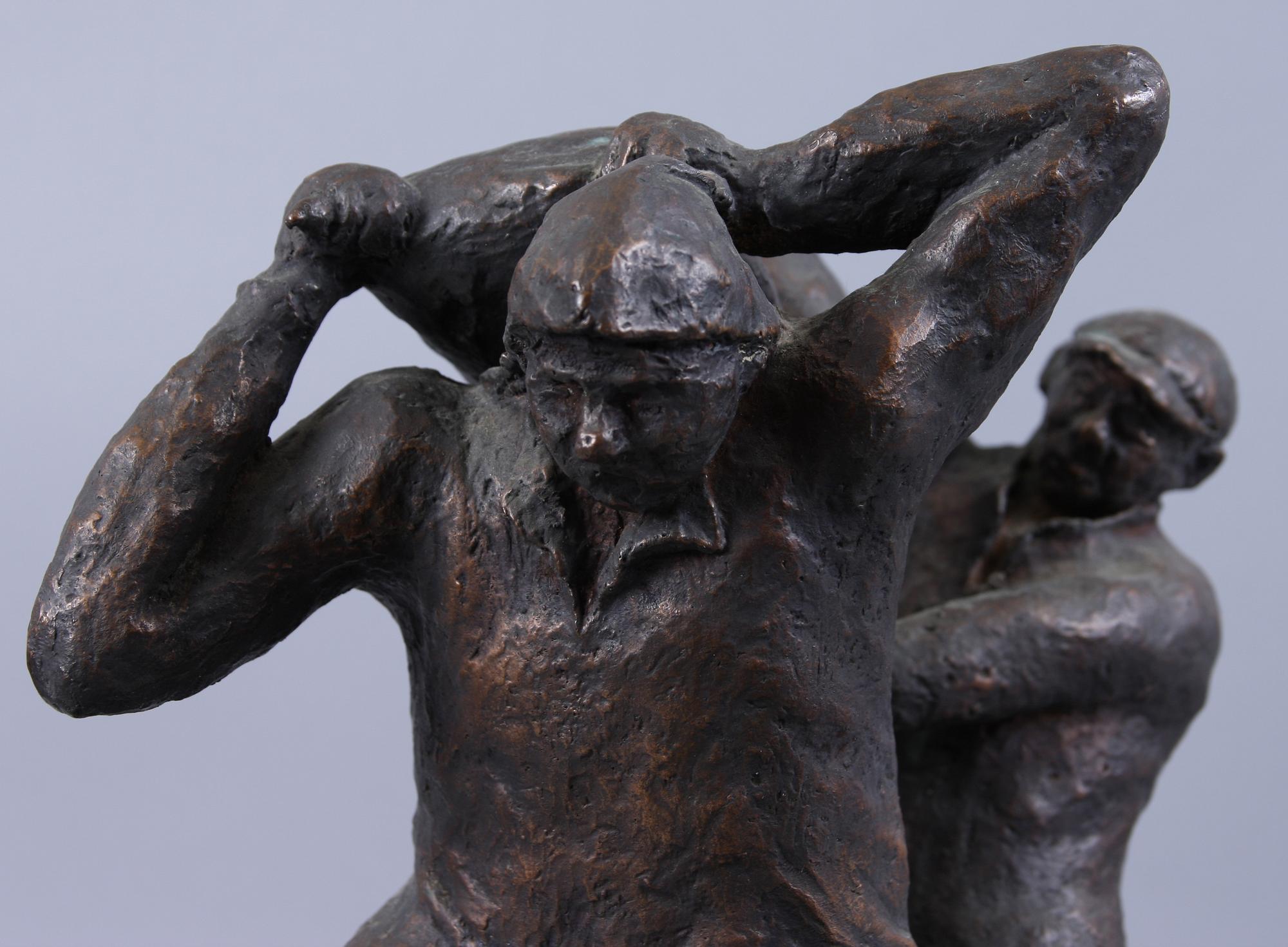 SVEN OLSSON, skulptur, brons, sign o dat -85.